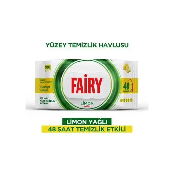 Fairy Power Wipes 100 szt – nawilżane chusteczki czyszczące